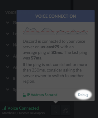 Discord Voice Debug Guide