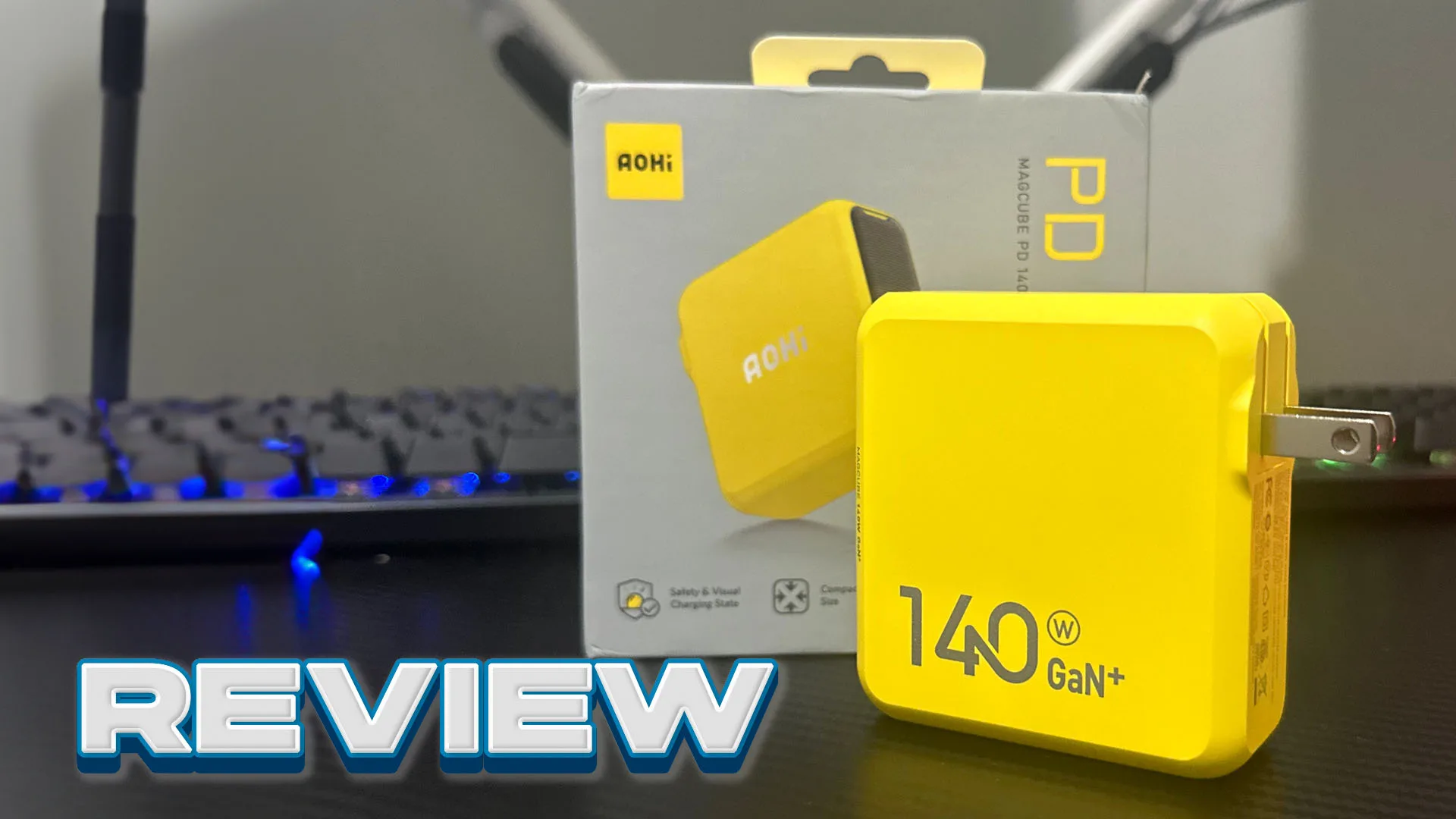 AOHI Magcube 140W GaN Charger Review