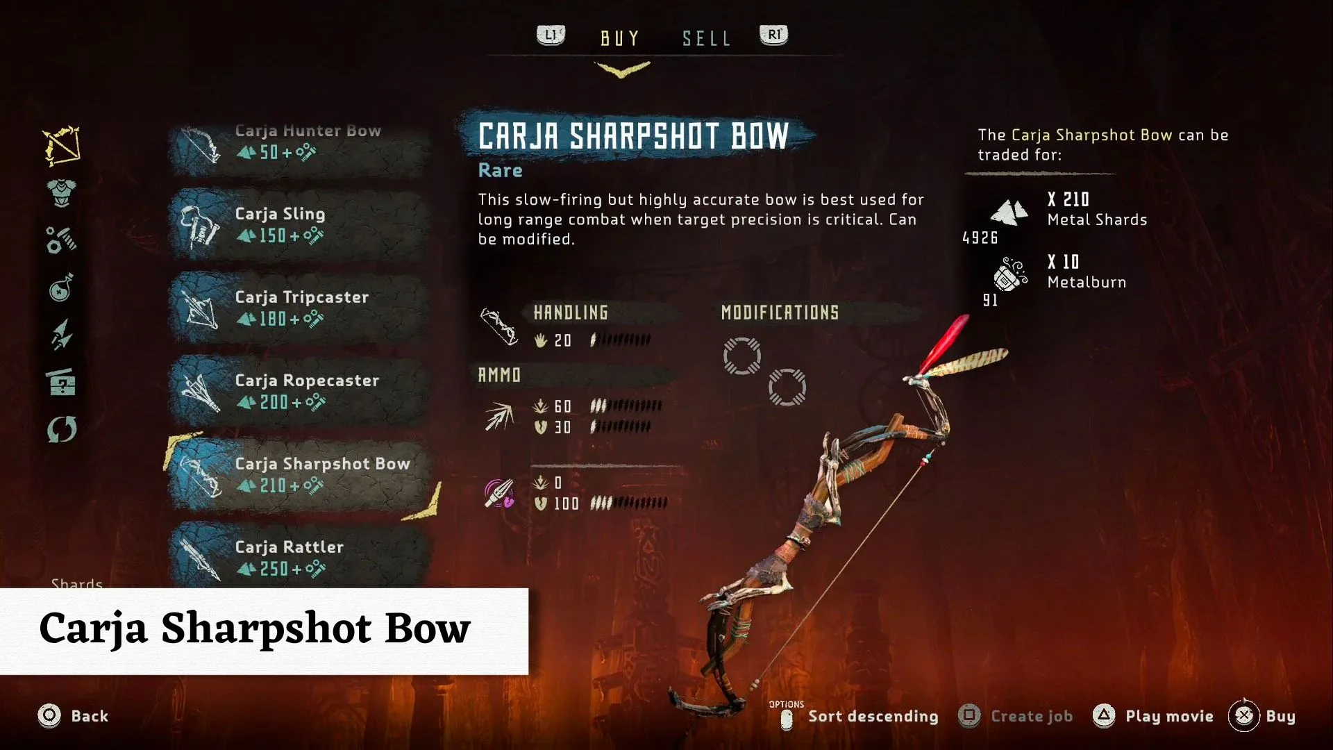 horizon zero dawn best weapons