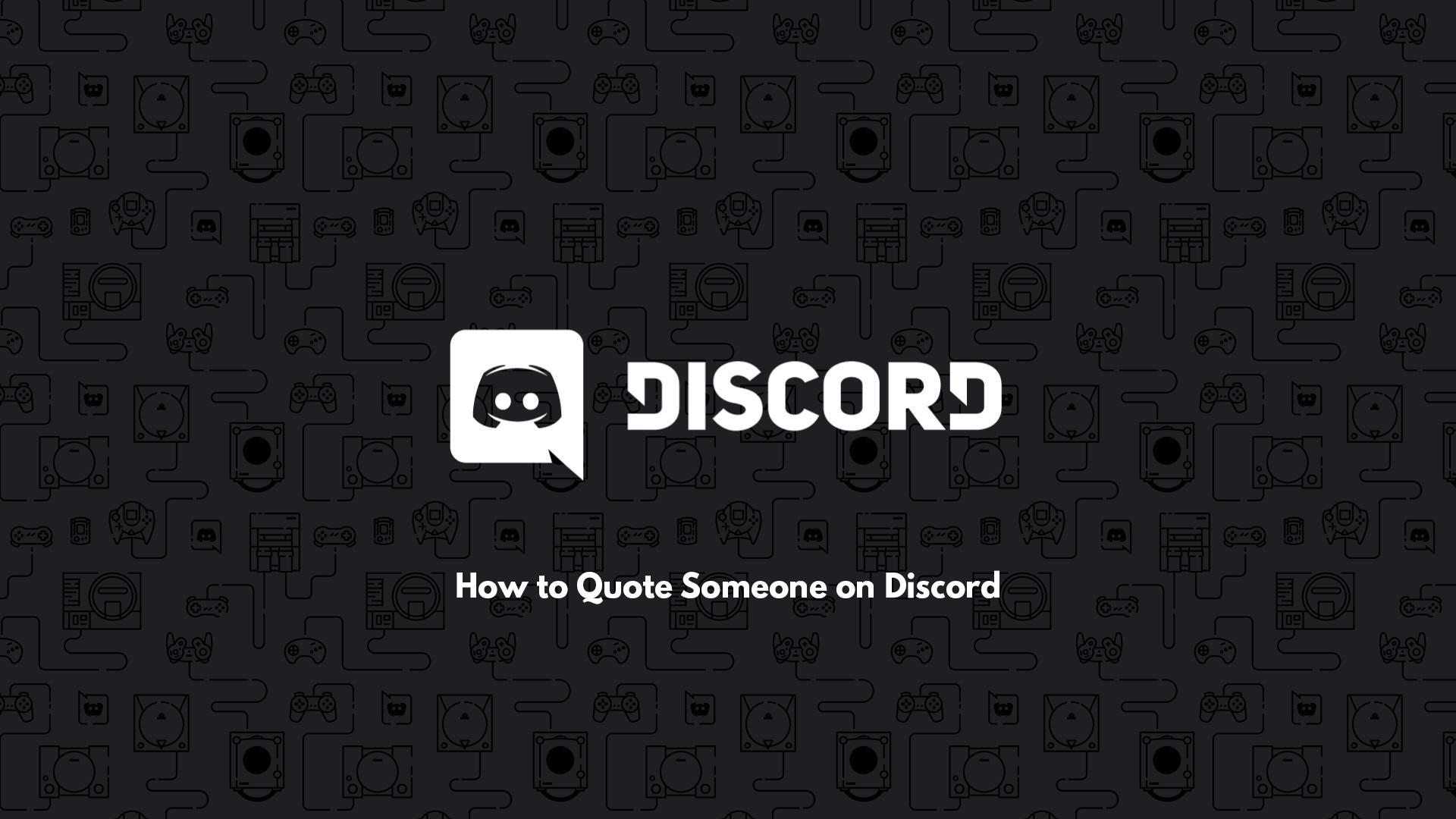 Quote Someone on Discord