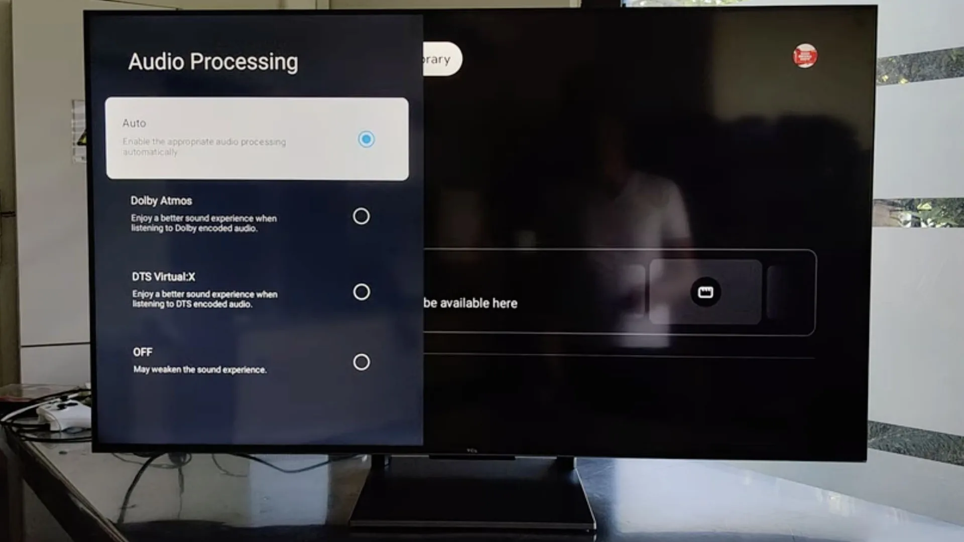 TCL C745 Audio