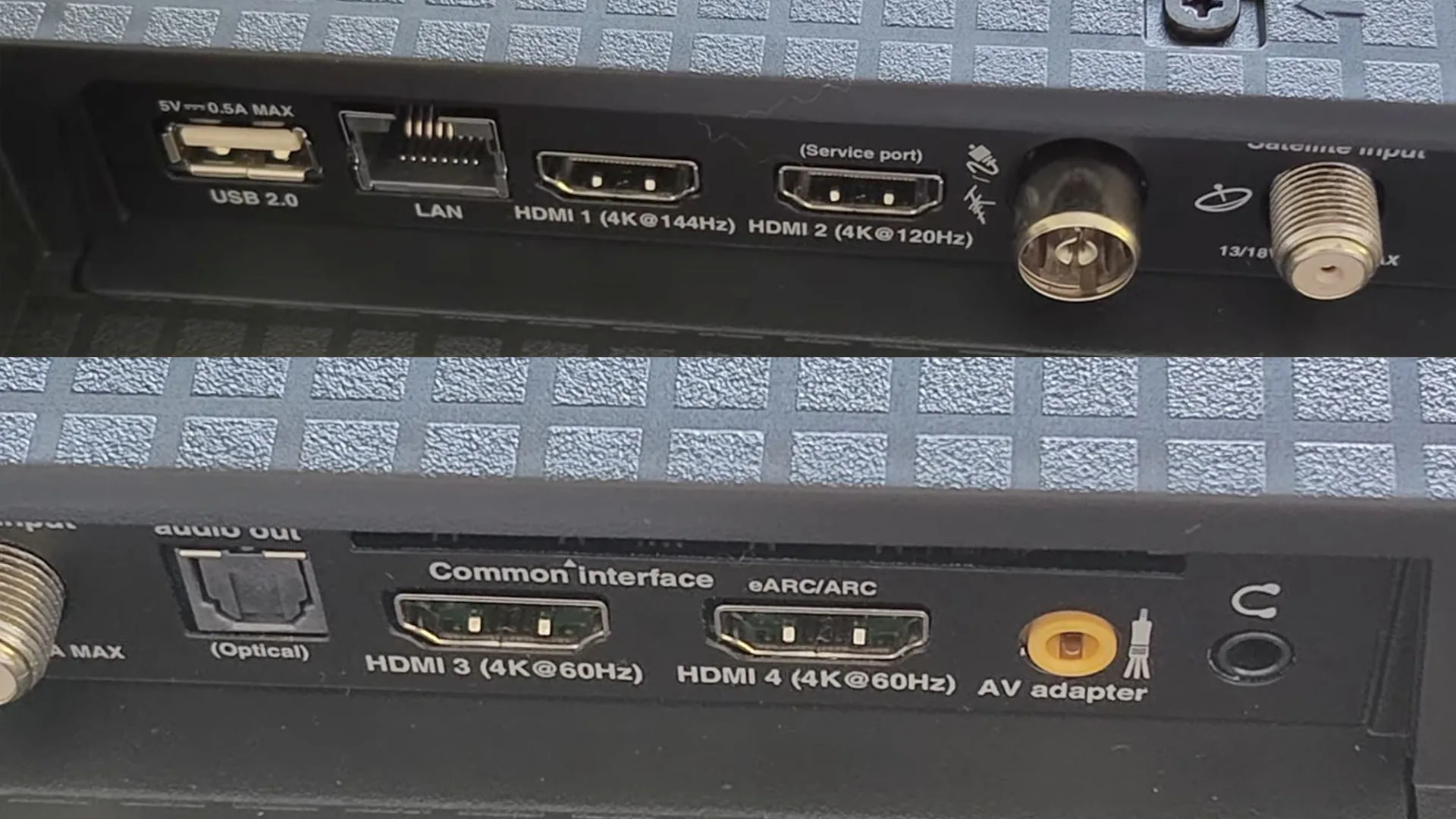 TCL C745 Review Input Ports