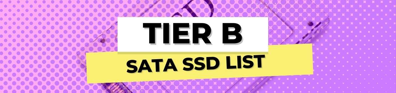 Tier B SATA SSD List