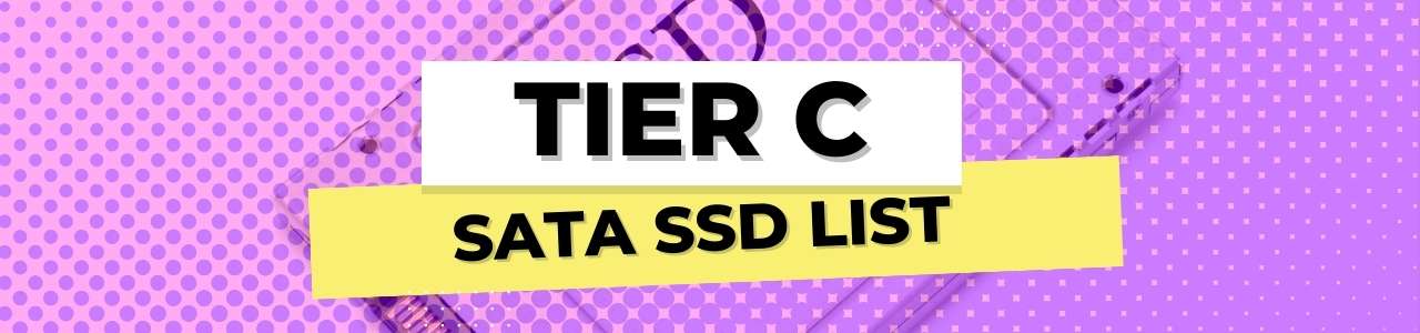 Tier C SATA SSD List